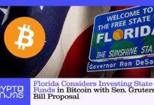 Florida Considers Investing State Funds in Bitcoin with Sen. Gruters’ Bill Proposal