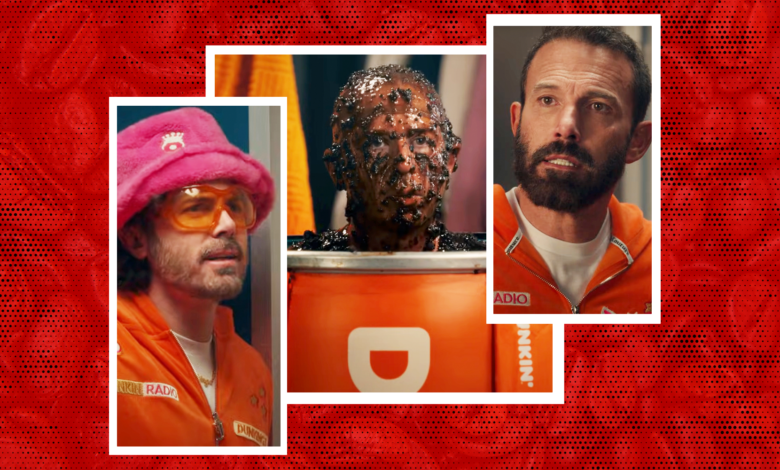 The Ben Affleck, Casey Affleck, and Jeremy Strong Dunkin’ Super Bowl Commercial Is Blowing My Mind