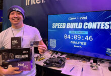 The winner of Newegg’s PC building race finished in under 5 minutes