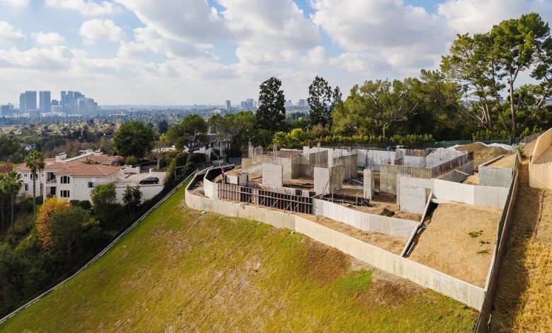 Barely Built Beverly Hills Mansion With Nothing but a Basement Foundation Hits the Market for $32 Million