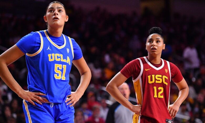 Follow live: No. 1 UCLA faces off against JuJu Watkins, No. 6 USC