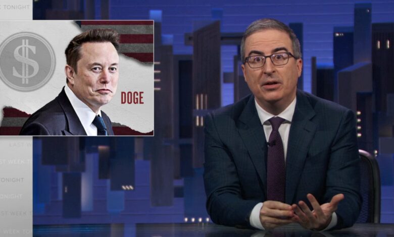 John Oliver Drags ‘Parasitic Freak’ Elon Musk for Trying to Run Government Like MrBeast