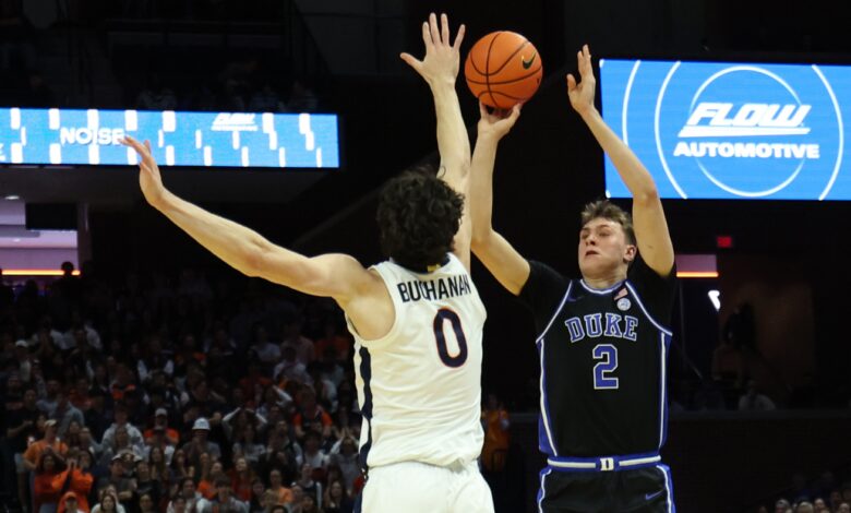 Cooper Flagg Tracker: Duke star freshman scores 17, pulls down career-high 14 rebounds in win over Virginia