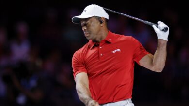 In first TGL match since his mother’s passing, Tiger Woods did not look like himself