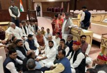 Rajasthan: 6 Congress MLAs suspended, to spend night in assembly after ruckus over minister’s ‘dadi’ Indira Gandhi jibe