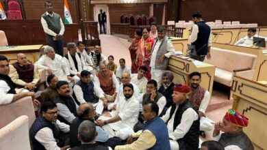 Rajasthan: 6 Congress MLAs suspended, to spend night in assembly after ruckus over minister’s ‘dadi’ Indira Gandhi jibe