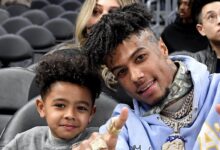 Awww! Blueface’s Son Javaughn Reacts To His Face Tattoos (WATCH)