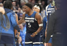 Timberwolves’ Anthony Edwards stuffs Shai Gilgeous-Alexander to complete 24-point comeback, stun Thunder in OT