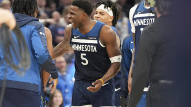 Timberwolves’ Anthony Edwards stuffs Shai Gilgeous-Alexander to complete 24-point comeback, stun Thunder in OT