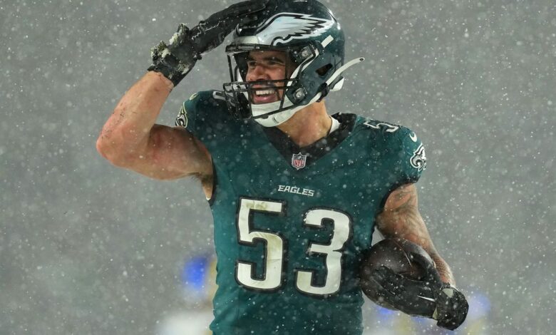 Report: Eagles have made re-signing Zack Baun their priority