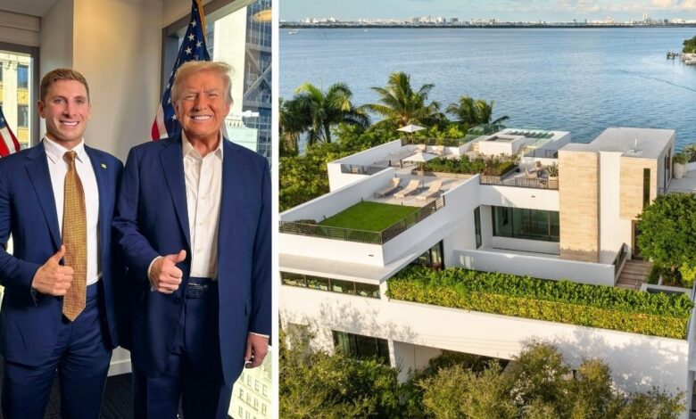 Trump Appointee Jacob Helberg and His Husband Seeking $65 Million for Their Miami Megamansion After Buying $7 Million DC Home