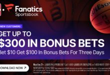 Fanatics Sportsbook Promo | Snag $300 in Bonus Bets or up to $1000 in No Sweat Bets