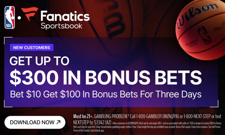 Fanatics Sportsbook Promo | Snag $300 in Bonus Bets or up to $1000 in No Sweat Bets