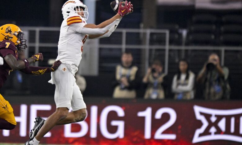 Cowboys could find their CeeDee Lamb complement in round two in Iowa State WR Jayden Higgins