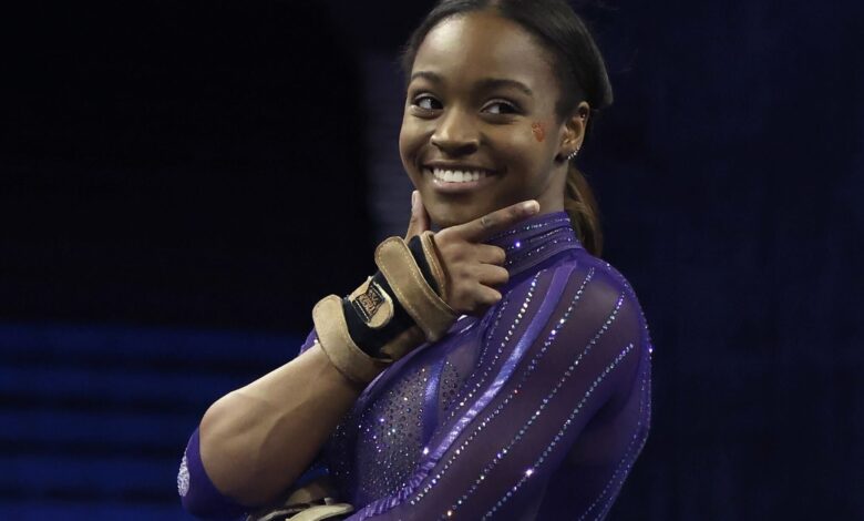 Black Girl Magic! Brie Clark Makes History As The First NCAA Gymnast to To Land The Biles I