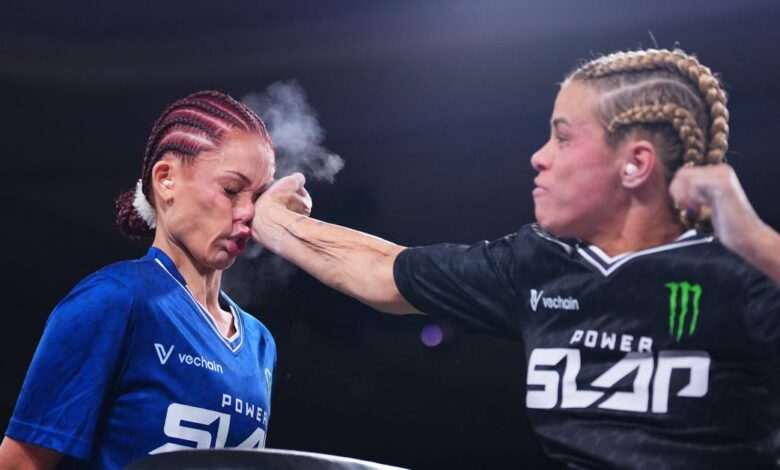Video: Paige VanZant wants women’s titles introduced after latest win at Power Slap 12: ‘We’re here to knock b*tches out’