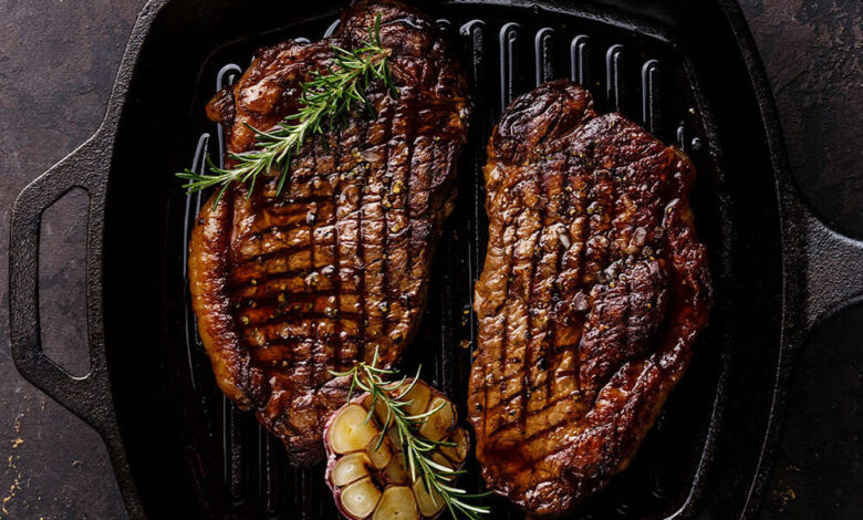 Pan-Seared Rib Eye with Black Garlic Ghee