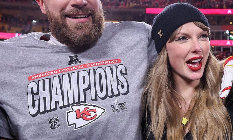 Travis Kelce and Taylor Swift Step Out Together for First Time Since Super Bowl