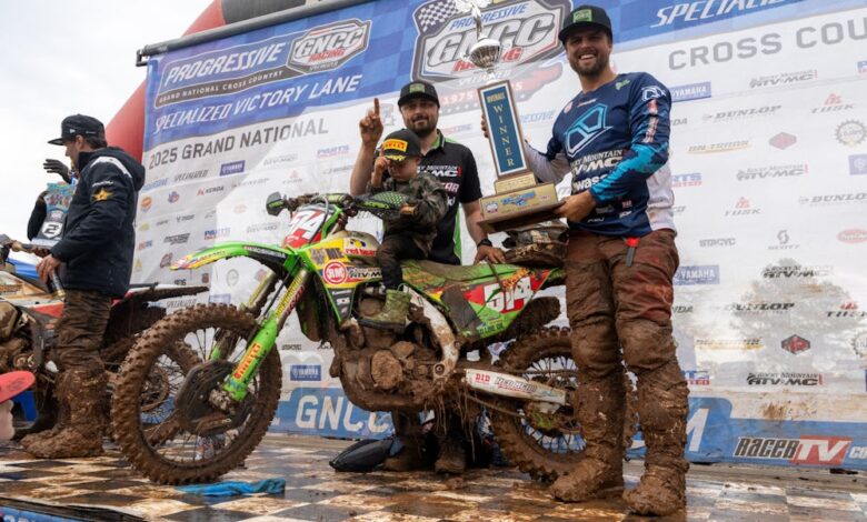 Stu Baylor Nabs Muddy Win First-Ever GNCC at Talladega NASCAR Track