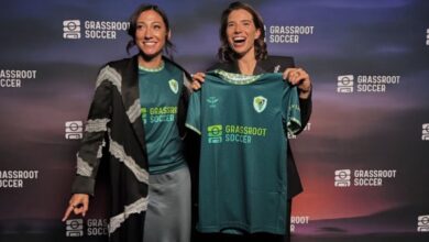 Christen Press Introduces Young Family Member Ahead of Angel City vs San Diego Opening Game