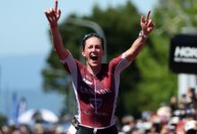 British triathlon superstar Kat Matthews runs away from elite 5k field for SENSATIONAL win