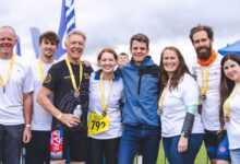 British OIympic legends the Brownlee brothers launch the brand new Leeds Triathlon