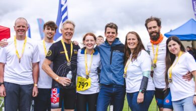 British OIympic legends the Brownlee brothers launch the brand new Leeds Triathlon