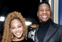 Husband & Wife? Jonathan Majors Addresses Report Alleging He & Meagan Good Tied The Knot (WATCH)