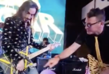 “Unforgettable”: Nuno Bettencourt joins Van Halen tribute band for blazing Hot For Teacher cover