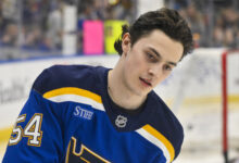 Blues recall top center prospect