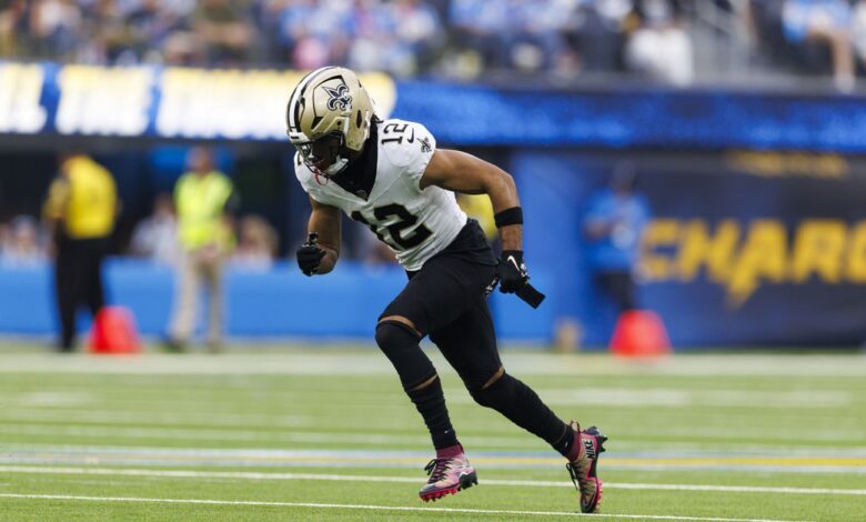 Chris Olave appears to have gained noticeable muscle during OTAs