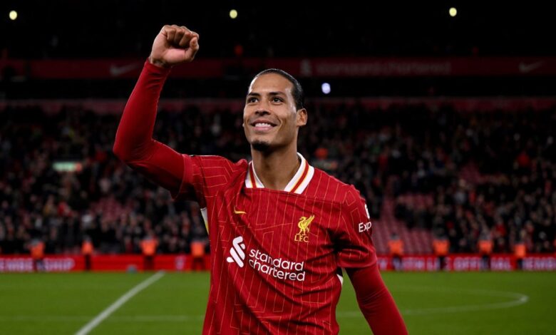 Van Dijk signs contract extension at Liverpool
