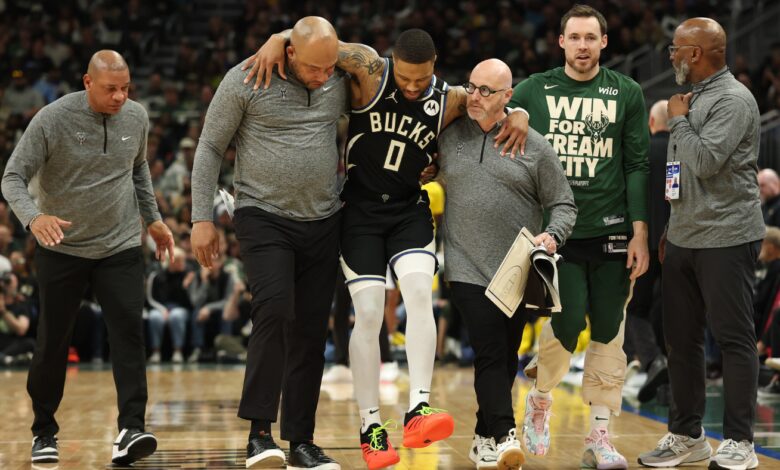 Damian Lillard injury update: Bucks star feared to have torn Achilles in Game 4 vs. Pacers, per report