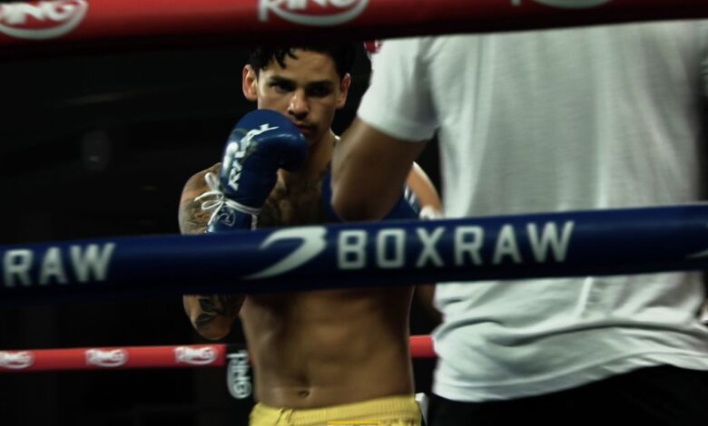 Watch Ryan Garcia workout ahead of long awaited return on Times Square fight card