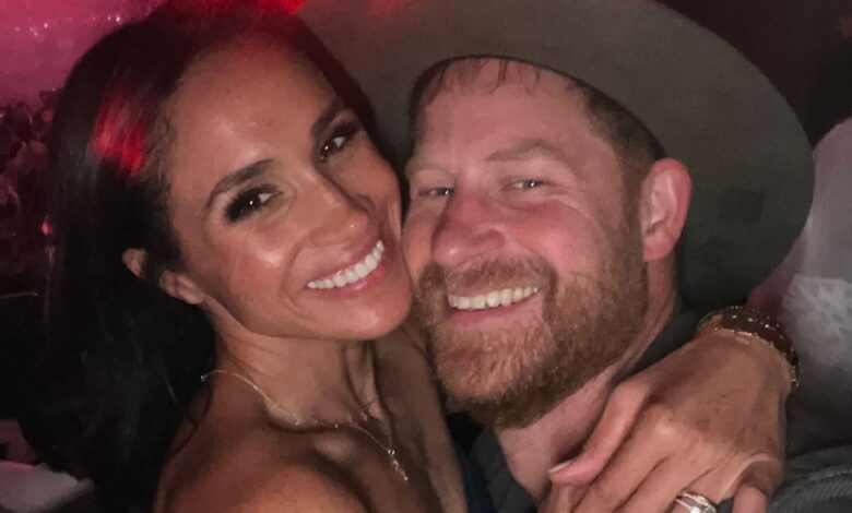 Meghan Markle and Prince Harry Embraced PDA and Hat Hair at Beyoncé’s Cowboy Carter Tour