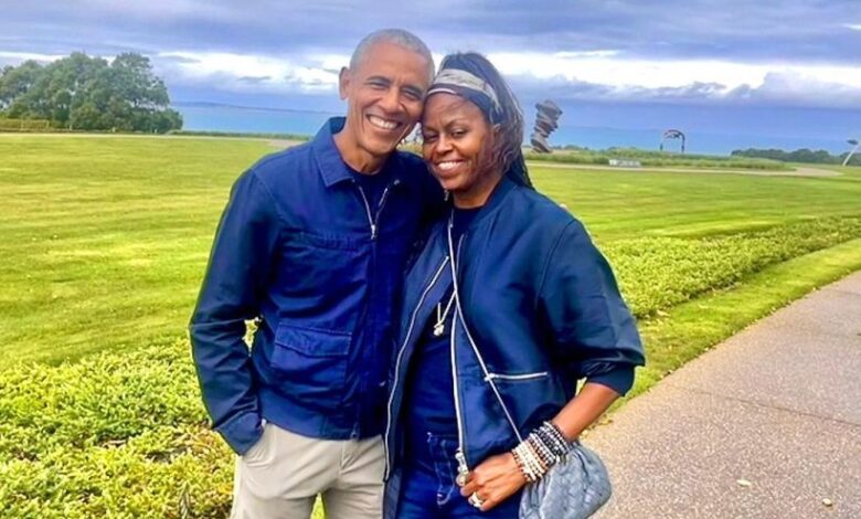 Barack Obama says he’s ‘lucky’ to have wife Michelle in sweet Mother’s Day tribute after squashing divorce rumors