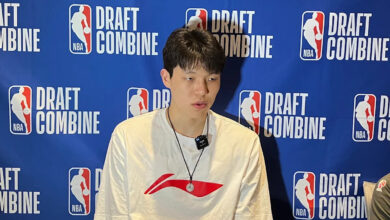 At 7-foot-1 with an ability to score, China's Yang comes to draft combine looking for an NBA shot