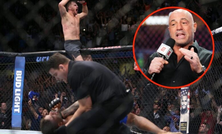 UFC legend was booed out of the Octagon after Joe Rogan called his bluff and defended referee following controversy