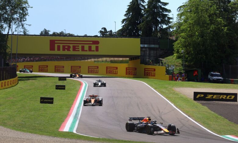 Another sign points at Imola’s F1 exit