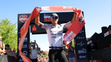 Triathlon superstar Lionel Sanders says he went to a “dark place” to fuel his latest IRONMAN win