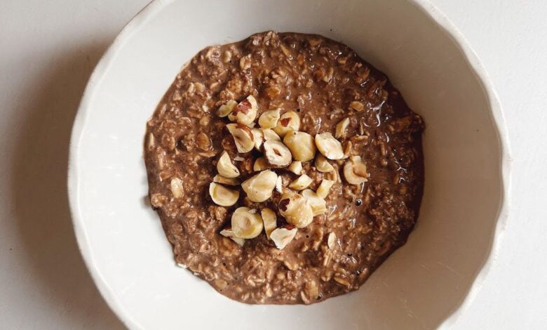 Nutty Mocha Crunch Overnight Oats