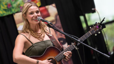 Izzy Burns performed at the NW Folklife Festival on May 26, 2025