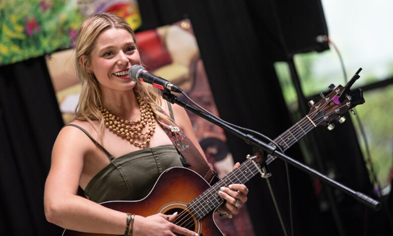 Izzy Burns performed at the NW Folklife Festival on May 26, 2025