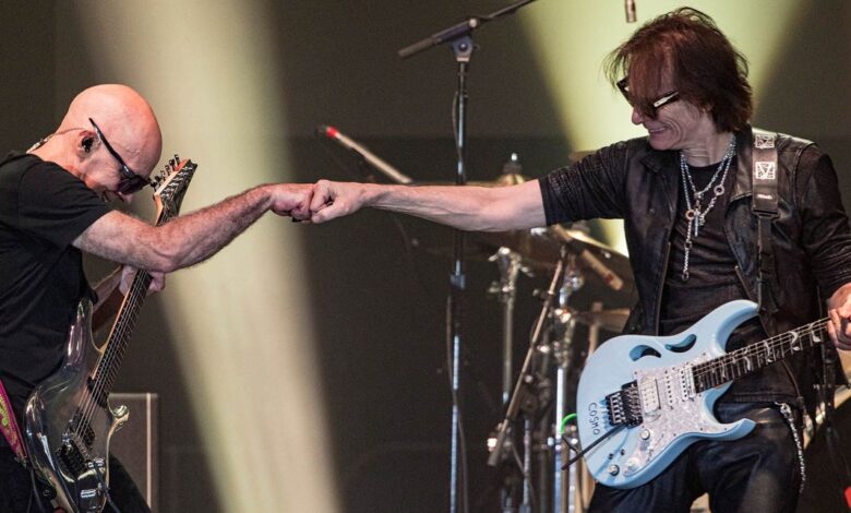 “The importance of one clear voice playing the melodies and solos are things we take seriously”: Joe Satriani reveals how Satch/Vai’s onstage chemistry works – and why sometimes some songs are best left to Steve Vai