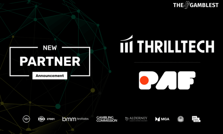 ThrillTech powers Paf with bespoke jackpot solution