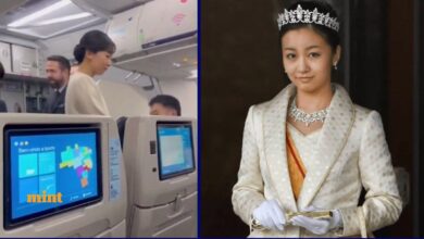 Viral video: Japanese princess travels economy, falls asleep in flight; social media calls her ‘porcelain doll’