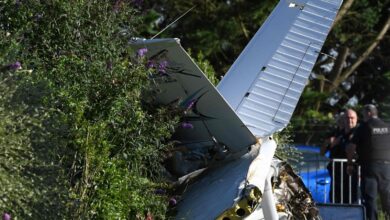 Skydiving plane crashes into woods New Jersey airport, 15 rushed to hospital | Video