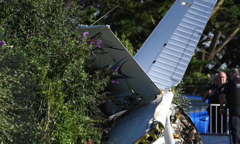 Skydiving plane crashes into woods New Jersey airport, 15 rushed to hospital | Video