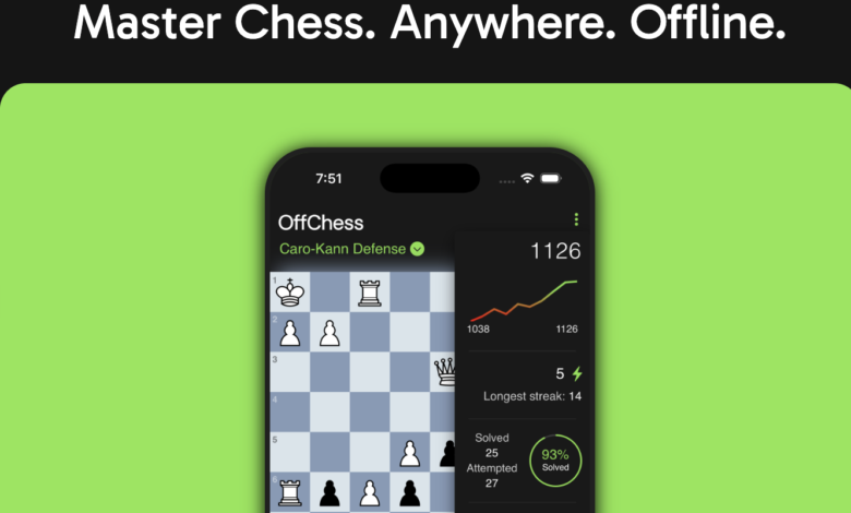 Show HN: OffChess – 100k+ Offline, Ad-Free Chess Puzzles App