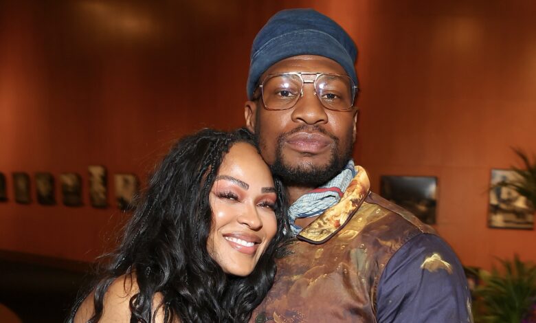 Oop! Footage Of Jonathan Majors Checking Man Who Asked For Meagan Good’s Number Is Going Viral (WATCH)